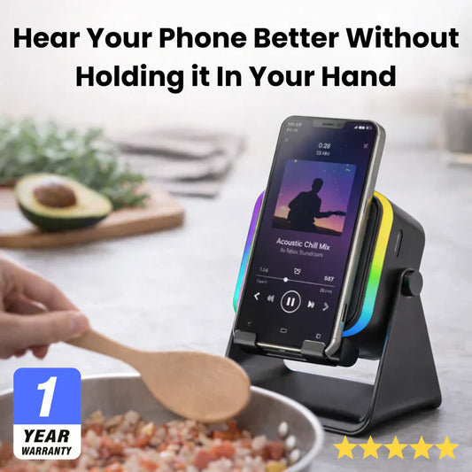 Trendora™ 3 In 1 Phone Induction Speaker